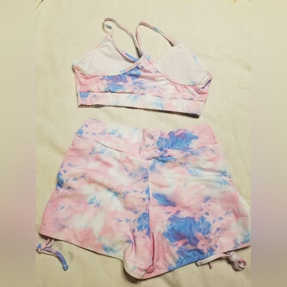 2 pc boyshort swim set. exercise gym beach sport volley ball Zumba yoga … - Picture 5 of 9